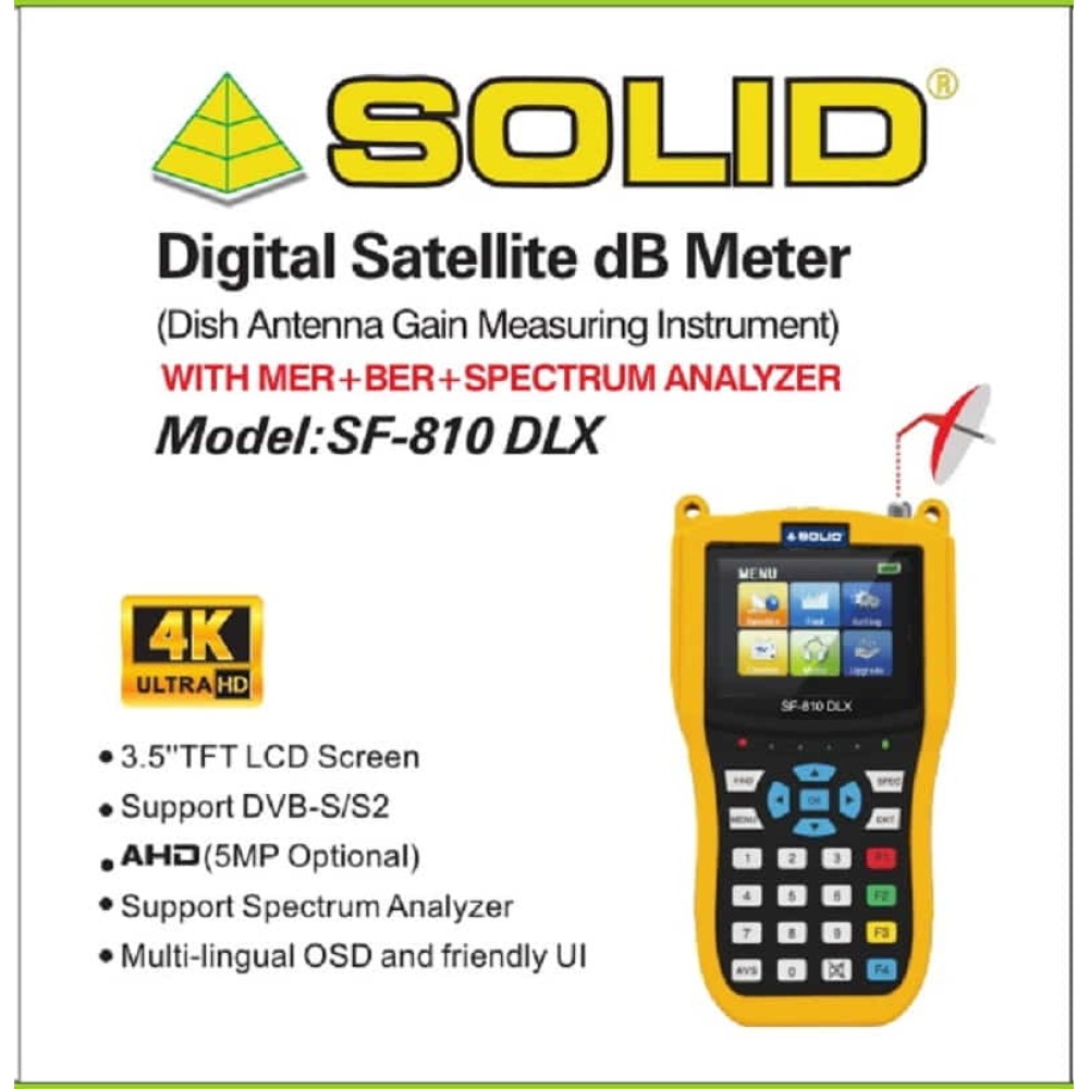 SOLID SF-810DLX Digital Satellite finder